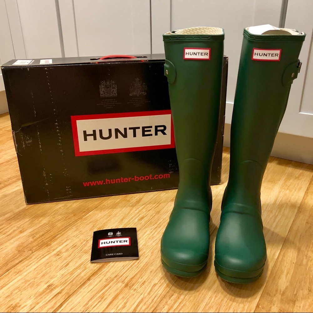 Hunter Original Adjustable Calf Rain Boots NWT